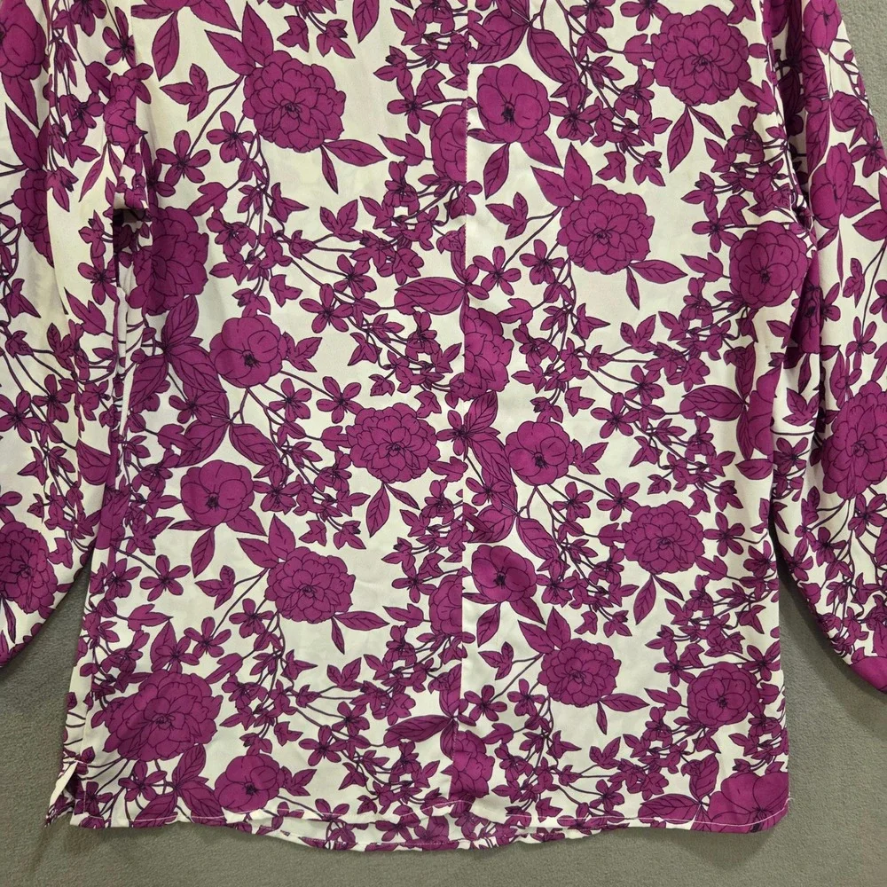 Banana Republic Floral Blouse Top Women Small Office Cottage‎ Boho Romantic
